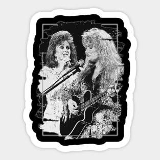 The judds \ Brush Art Sticker